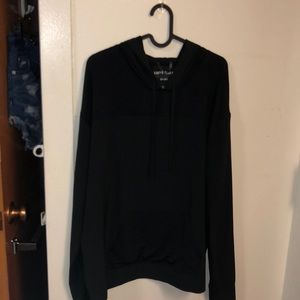 NEW victoria sport black hooded pullover
